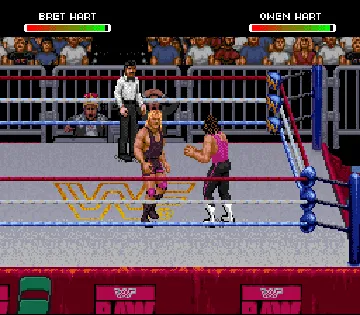 WWF Raw (Europe) screen shot game playing